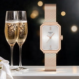 Tissot SRV Rose Gold Dial Rose Gold Stainless Steel Strap Watch for Women - T160.110.33.033.00