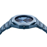 D1 Milano Ultra Thin Blue Dial Blue Steel Strap Watch for Women - D1-UTBL33