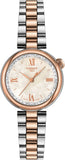 Tissot Desir White Dial 2 Tone Steel Strap Watch for Women  - T152.010.22.118.00