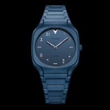 D1 Milano Square Galaxy Blue Dial Blue Steel Strap Watch for Men - D1-SQBJ09