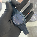 D1 Milano Square Galaxy Blue Dial Blue Steel Strap Watch for Men - D1-SQBJ09
