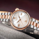 Tissot Desir White Dial 2 Tone Steel Strap Watch for Women  - T152.010.22.118.00
