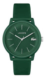 Lacoste 12.12 Green Dial Green Silicon Strap Watch for Men - 2011238