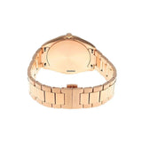 Tissot PR 100 Black Dial Rose Gold Steel Strap Watch for Men - T150.410.33.051.00