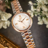 Tissot Desir White Dial 2 Tone Steel Strap Watch for Women  - T152.010.22.118.00