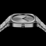 D1 Milano Square Gray Dial Grey Steel Strap Watch for Men - D1-SQBJ11