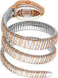 Just Cavalli Taglio Silver Dial Two Tone Steel Strap Watch for Women - JC1L226M0065