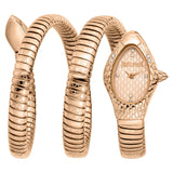 Just Cavalli Aurela Rose Gold Dial Rose Gold Steel Strap Watch for Women - JC1L374M0045