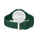 Lacoste 12.12 Green Dial Green Silicon Strap Watch for Men - 2011238