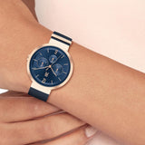 Tommy Hilfiger Lidia Blue Dial Blue Mesh Strap Watch for Women - 1782541