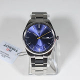 Tissot PR 100 Blue Dial Silver Steel Strap Watch for Women  - T150.210.11.041.01