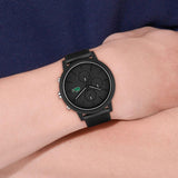 Lacoste 12.12 Black Dial Black Silicon Strap Watch for Men - 2011243