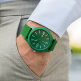 Lacoste 12.12 Green Dial Green Silicone Strap Watch for Men - 2010985