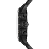 Michael Kors Cunningham Chronograph Black Dial Black Steel Strap Watch For Men - MK8965