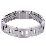Michael Kors Darrington Silver Dial Silver Steel Strap Watch for Women - MK4909