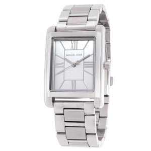 Michael Kors Essex Silver Dial Silver Steel Strap Watch for Women - MK4906
