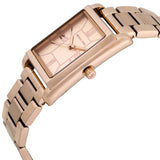 Michael Kors Essex Rose Gold Dial Rose Gold Steel Strap Watch for Women - MK4905