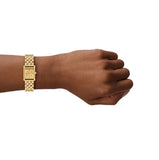 Michael Kors Georgie Gold Dial Gold Steel Strap Watch for Women - MK4931