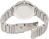 Michael Kors Portia Black Dial Silver Steel Strap Watch for Women - MK3638