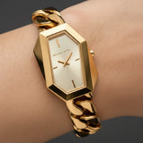 Michael Kors Suri Gold Dial Gold Steel Strap Watch for Women - MK4878