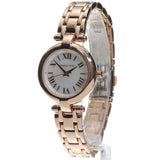Michael Kors Laney Silver Dial Rose Gold Steel Strap Watch for Women - MK4893