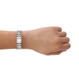 Michael Kors Darrington Silver Dial Silver Steel Strap Watch for Women - MK4909