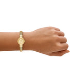Michael Kors Gramercy Gold Dial Gold Steel Strap Watch for Women - MK7527