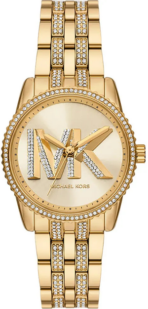 Michael Kors Bryant Gold Dial Gold Steel Strap Watch for Women - MK7540