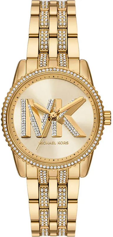 Michael Kors Bryant Gold Dial Gold Steel Strap Watch for Women - MK7540