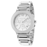 Michael Kors Gramercy Silver Dial Silver Steel Strap Watch for Women - MK7522