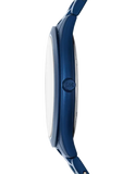 Michael Kors Slim Runway Quartz Blue Dial Blue Steel Strap Watch For Women - MK4503