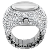 Michael Kors Rylee Silver Dial Silver Steel Strap Ring Watch for Women - MK4848