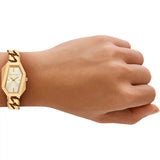Michael Kors Suri Gold Dial Gold Steel Strap Watch for Women - MK4878