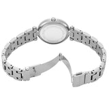 Michael Kors Laney Brown Dial Silver Steel Strap Watch for Women - MK4894