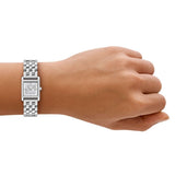 Michael Kors Georgie Silver Dial Silver Steel Strap Watch for Women - MK4933