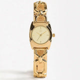 Michael Kors Astor Link Gold Dial Gold Steel Strap Watch for Women - MK4871