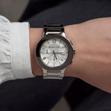 Michael Kors Gramercy Silver Dial Silver Steel Strap Watch for Women - MK7522