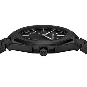 Michael Kors Callum Black Dial Black Steel Strap Watch for  Men - MKO1180