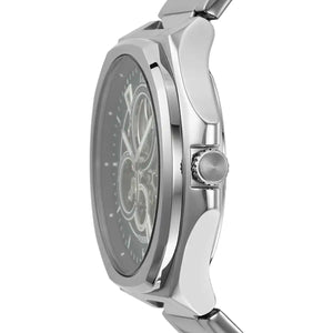 Fossil Evanston Blue Dial Silver Steel Strap Watch for men - BQ2620