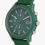 Lacoste 12.12 Green Dial Green Silicone Strap Watch for Men - 2010973