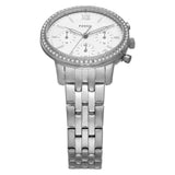 Fossil Neutra Two Tone Dial Silver Steel Strap Watch for Women - ES5357