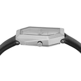 Michael Kors Suri Silver Dial Black Leather Strap Watch for Women - MK4881