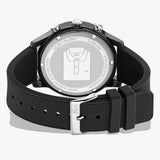 Lacoste 12.12 Black Dial Black Silicone Strap Watch for Men - 2010972