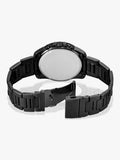 Michael Kors Alek Black Dial Gray Steel Strap Watch for Men - MK9185