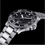 Tissot Seastar 1000 Black Dial Silver Steel Strap Watch For Men - T120.410.11.051.00