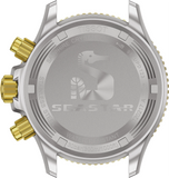 Tissot Seastar Black Dial Two Tone Steel Strap Watch for Men - T120.217.22.061.00