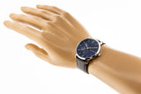 Tommy Hilfiger Cooper Blue Dial Brown Leather Strap Watch for Men - 1791508