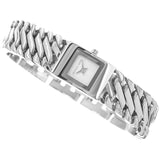 Michael Kors Darrington Silver Dial Silver Steel Strap Watch for Women - MK4909