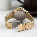 Fossil Bannon Gold Dial Gold Steel Strap Watch for Men - BQ2680