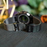 Hugo Boss Associate Chronograph Grey Dial Grey Mesh Bracelet Watch for Men - 1513870